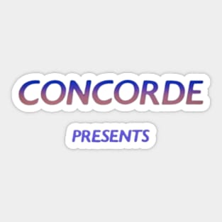 Concorde Presents Sticker